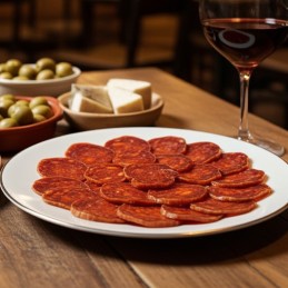 Chorizo espagnol tranché ibérique pata negra | 7 BELLOTAS®