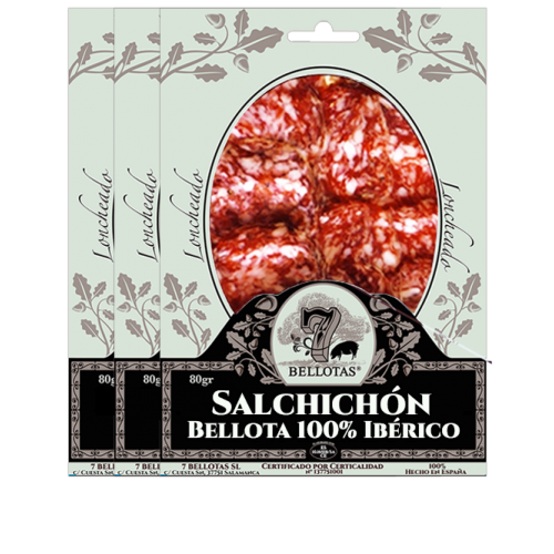 伊比利亚橡果香肠 (Salchichón ibérico bellota)
