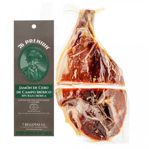 7B PREMIUM® Pata Negra 50% Iberian Ham (36 个月。)