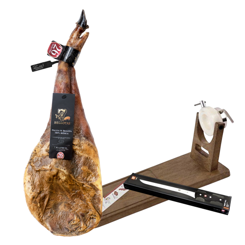 7 Bellotas® Iberische worst SALCHICHON (Cular) van Eikel-varkens (Bellota) 500gr. 7 Bellotas® Iberische worst SALCHICHON (Cular) van Eikel-varkens (Bellota) 500gr.