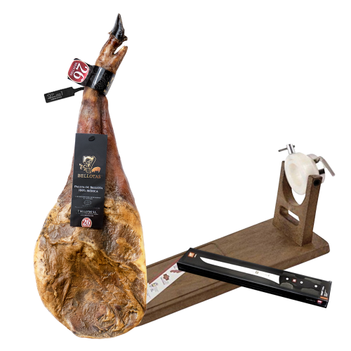 7 BELLOTAS® Shoulder Ham and ham holder stand