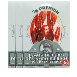 prosciutto iberico affettato