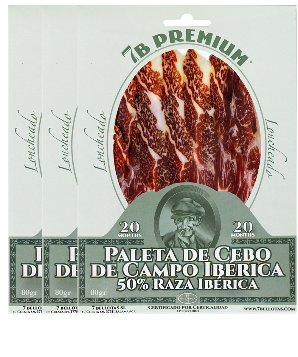 7B PREMIUM® Pata Negra 50% Iberico Race Shoulder Ham
