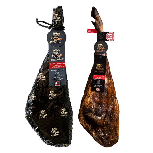 Prosciutto 7 BELLOTAS® (Spalla) "Gran Reserva" (Affetatto Fino) Busta 80 Gr. Prosciutto 7 BELLOTAS® (Spalla) "Gran Reserva" (Affetatto Fino) Busta 80 Gr.