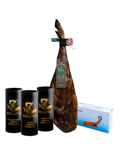 7 BELLOTAS® Gift Box iberico ham Pata negra + Charcuterie | Online shop