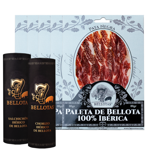 Palette 7 BELLOTAS® "Gran Reserva" + Rioja + Charcuterie Palette 7 BELLOTAS® "Gran Reserva" + Rioja + Charcuterie