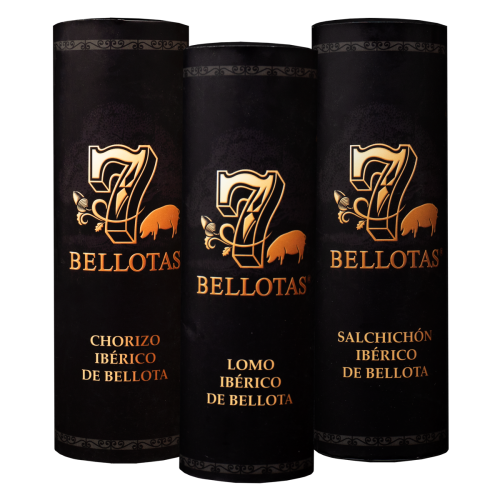 Jamón Ibérico + Jamonero + Cuchillo + Embutidos de Bellota Jamón Ibérico + Jamonero + Cuchillo + Embutidos de Bellota