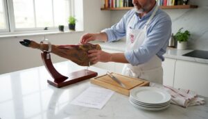 Plating Pata Negra like a gourmet chef: step-by-step