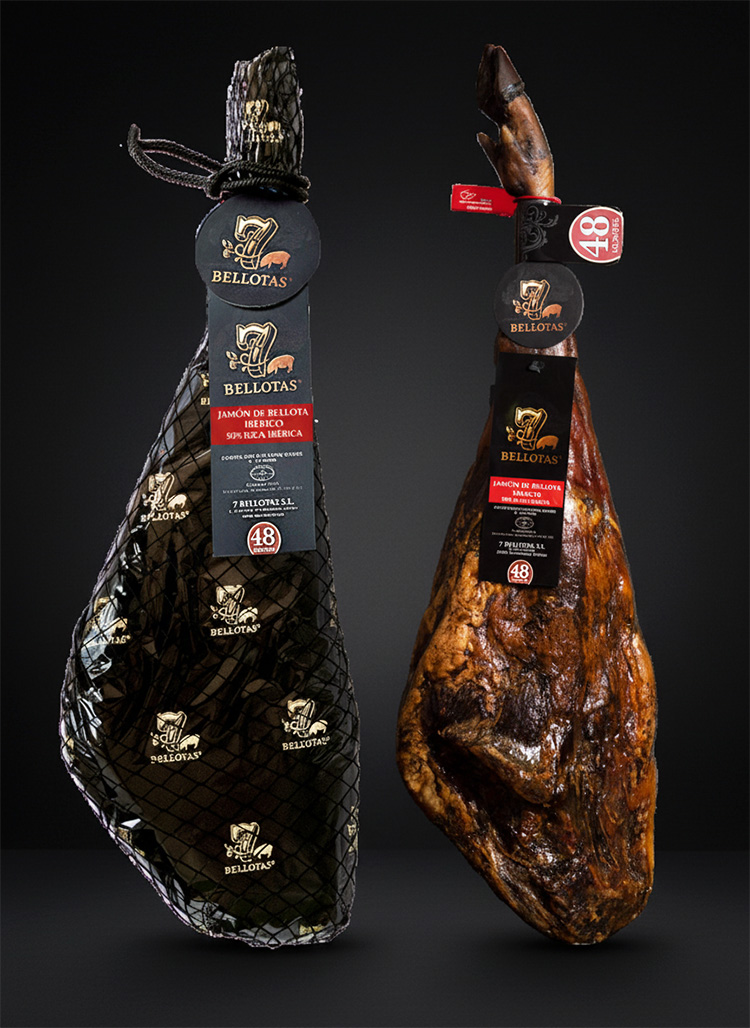 jamon de bellota 50% iberico