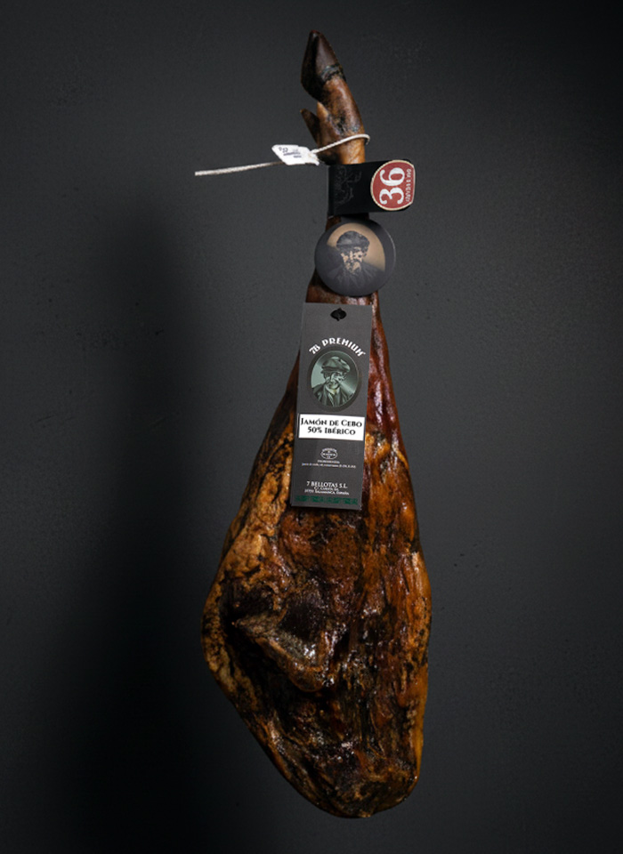 Jamón ibérico de cebo, jamón 7B PREMIUM