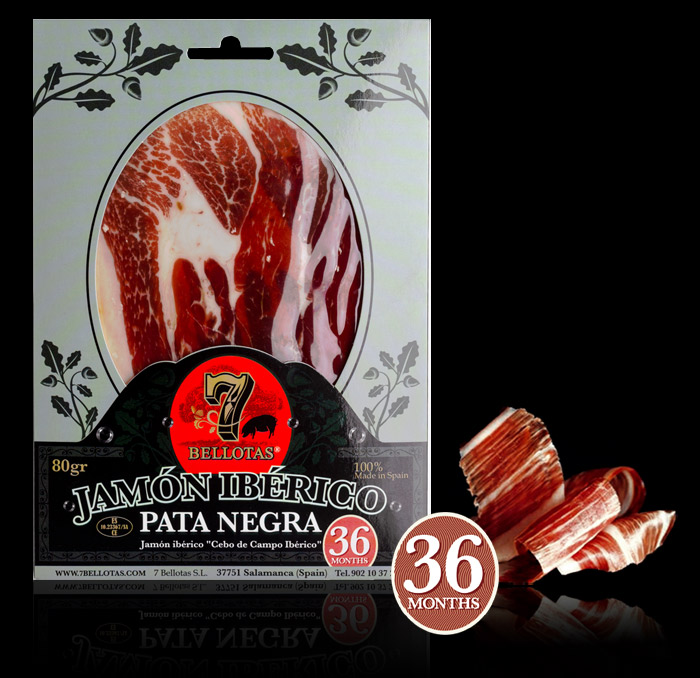 7B PREMIUM® Buy Iberian Ham Sliced Pata Negra Iberico Ham