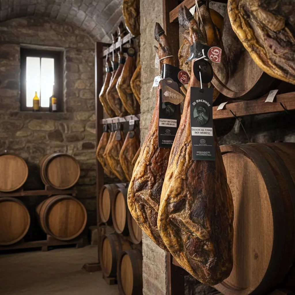 jamon iberico, pata negra ham