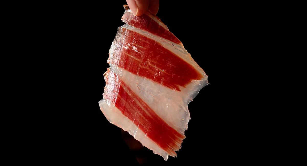 jambon pata negra bellota tranche