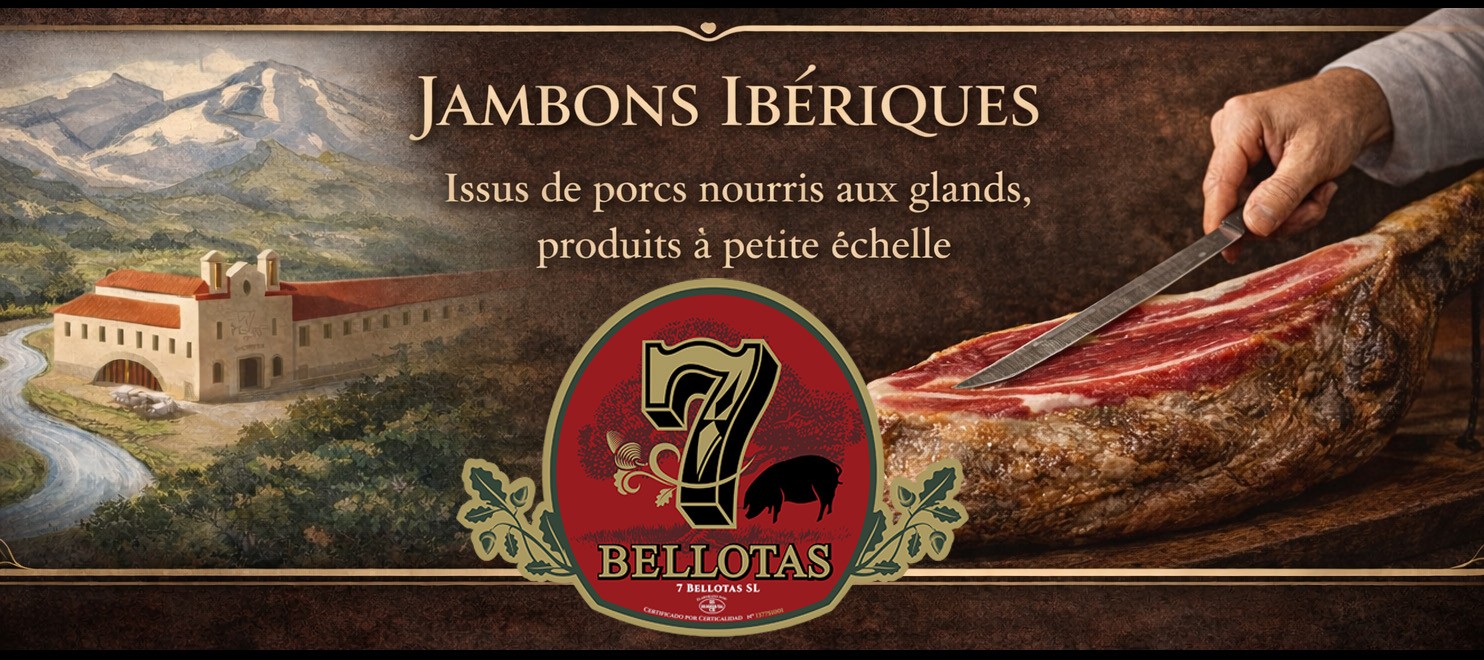 Acheter Jambon de Pata Negra, jambon espagnol, iberico bellota